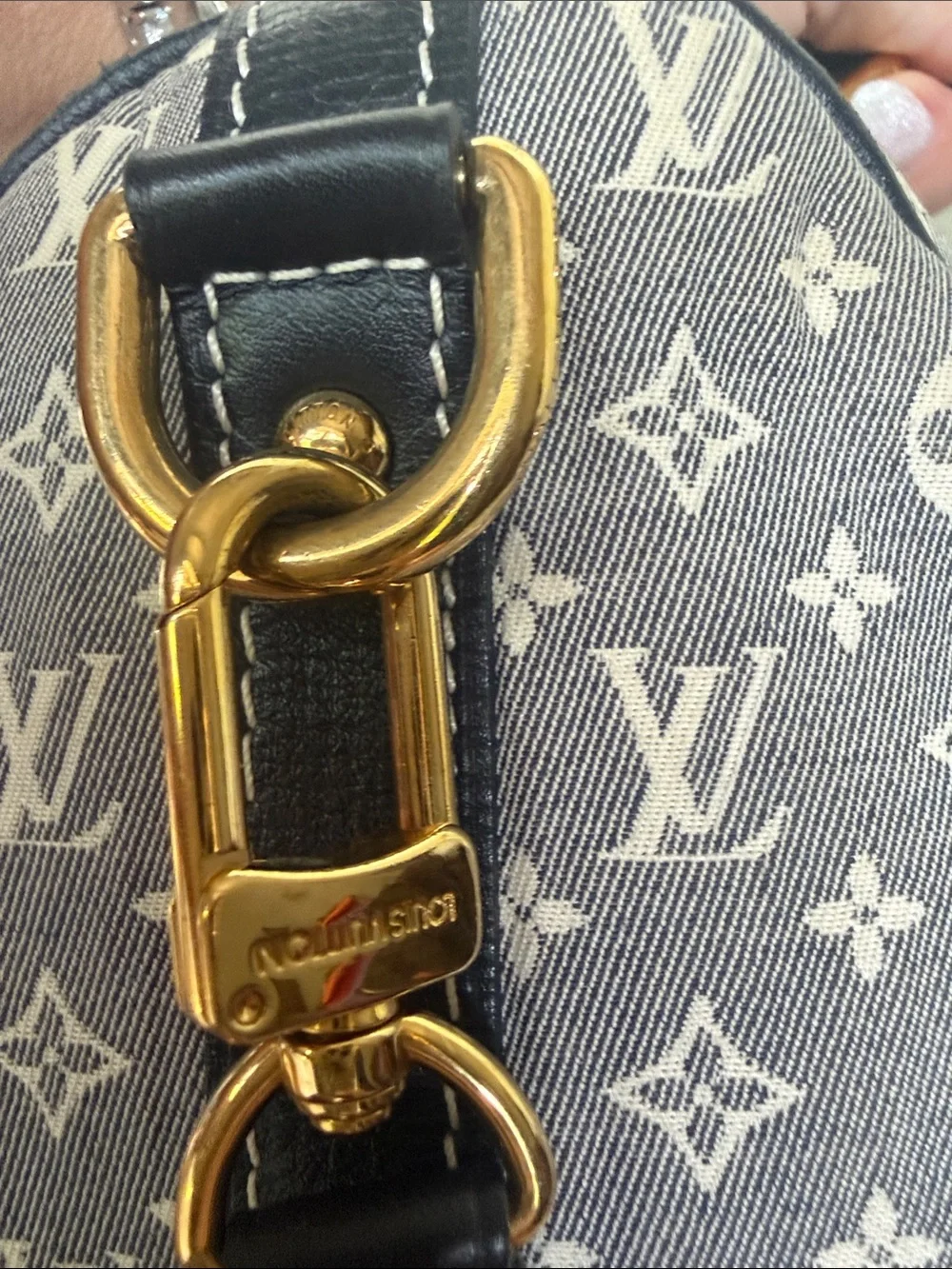 Louis Vuitton Encre Idylle Monogram Speedy Bandouliere 30 with crossbody strap